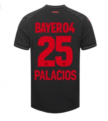 Bayer Leverkusen Exequiel Palacios #25 Primera Equipación 2023-24 Manga Corta